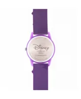 Disney Frozen 2 Elsa and Anna Girls' Purple Plastic Time Teacher Watch 32mm