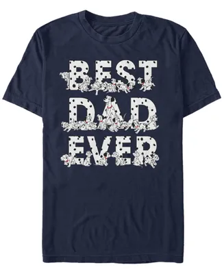 Fifth Sun Men's Pongo Best Dad Ever Short Sleeve T-Shirt