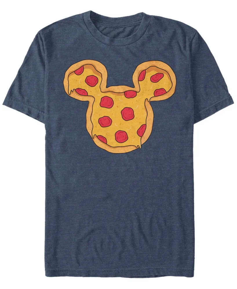 Fifth Sun Men's Mickey Pizza Ears Short Sleeve T-Shirt