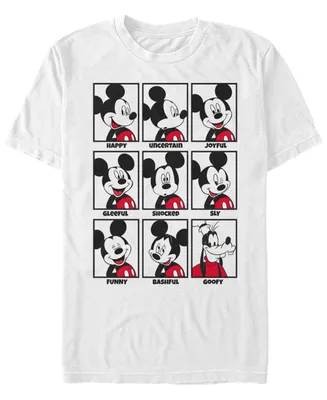 Fifth Sun Men's Mickey Mood Short Sleeve T-Shirt