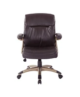 Osp Home Furnishings Executive Low Back Office Chair