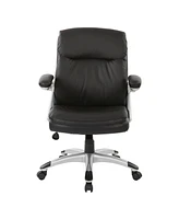 Osp Home Furnishings Executive Low Back Office Chair