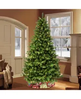 Puleo 7.5" Pre-Lit Vermont Spruce Artificial Christmas Tree