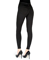 MeMoi Women's Pants-Style Ponte Basic Pocket Leggings