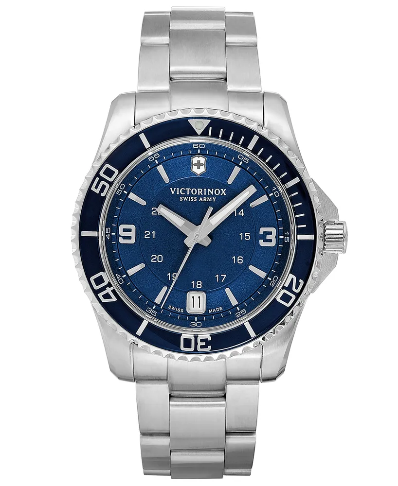 Victorinox Watch, Men's Maverick Gs Stainless Steel Bracelet 43mm 241602