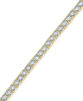 Diamond Tennis Bracelet (1 ct. t.w.) Sterling Silver, 14k Gold-Plated Silver or Rose