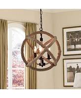 Home Accessories Twirlie 20" 3-Light Indoor Chandelier with Light Kit