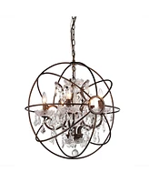 Home Accessories Planetshaker 32" 6-Light Indoor Chandelier with Light Kit