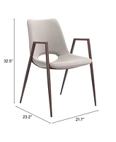 Zuo Desi Dining Chair, Set of 2
