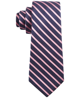 Tommy Hilfiger Men's Exotic Slim Stripe Silk Tie