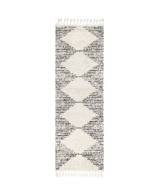 nuLoom Bria 2'6" x 12' Runner Rug