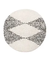 nuLoom Bria 4' x 4' Round Area Rug