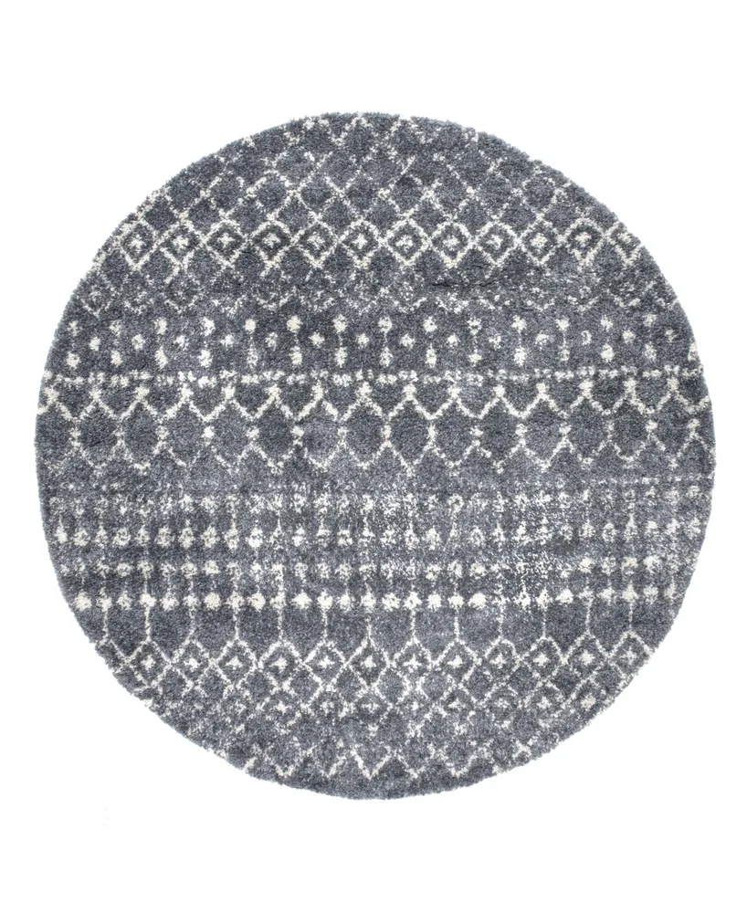 nuLoom Barbara 6' x 6'7" Round Area Rug