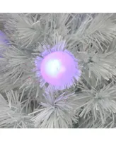 Northlight Pre-Lit Iridescent Fibre Optic Artificial Christmas Tree
