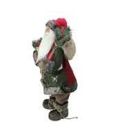 Northlight Standing Santa Claus Christmas Figurine with Snowflake Jacket