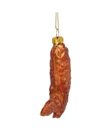 Northlight Buffalo Chicken Wing Glass Christmas Ornament