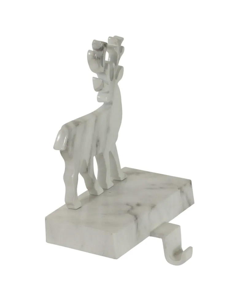 Northlight Marbled Standing Deer Christmas Stocking Holder