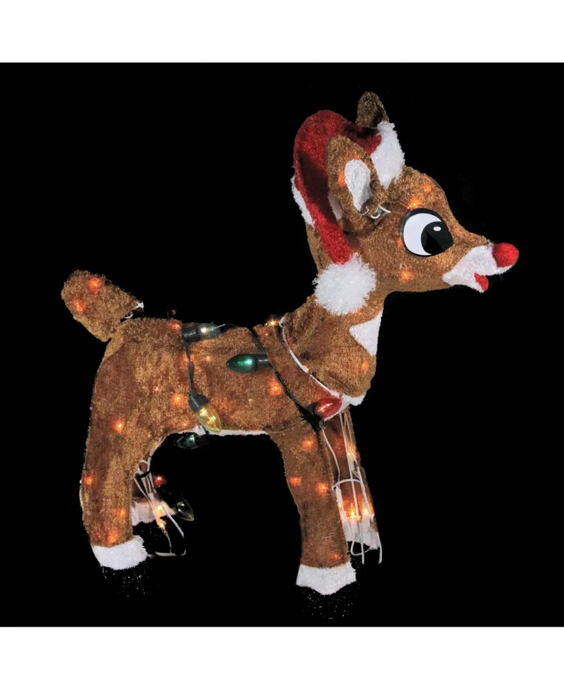 Northlight Pre-Lit Rudolph Nosed Reindeer Christmas Outdoor Decoration