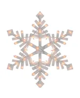 Northlight Lighted Snowflake Christmas Window Silhouette