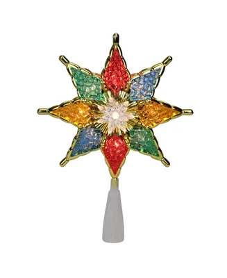 Northlight Pre-Lit Crystal-Point Star Christmas Tree Topper