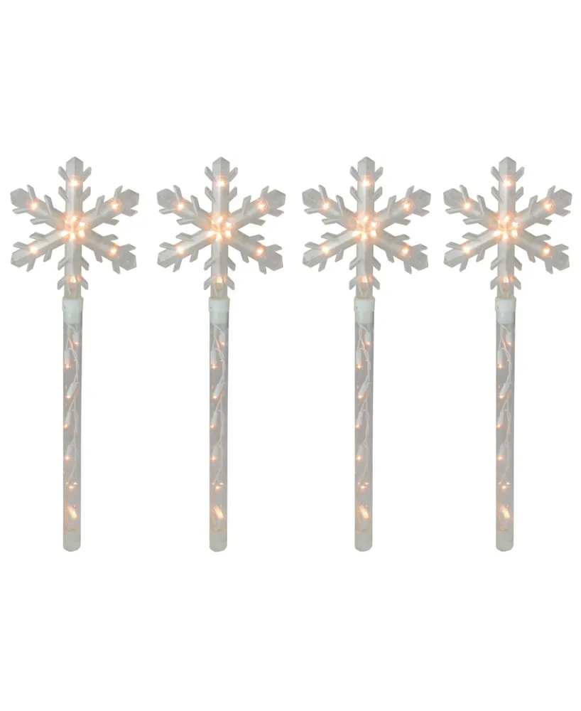 Northlight Snowflakes Christmas Pathway Marker with Lawn Stakes