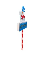 Northlight Pre-Lit Snowman Let It Snow Christmas Lawn Stake