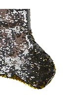 Northlight Reversible Sequined Christmas Stocking