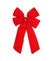 Northlight 4-Loop Velveteen Christmas Bow Decoration