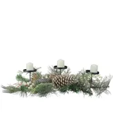 Northlight Long Needle Pine and Berries Christmas Candle Holder