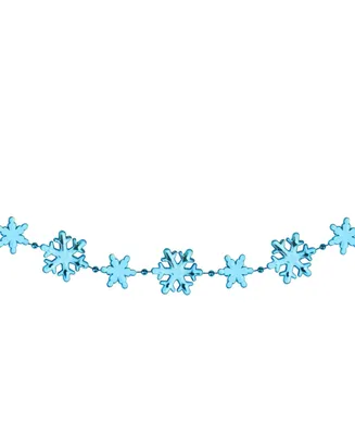 Northlight Shiny Snowflakes Beaded Christmas Garland-Unlit