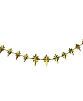 Northlight Shiny Star of Bethlehem Beaded Artificial Christmas Garland-Unlit