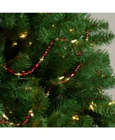 Northlight Unlit Finish Beaded Artificial Christmas Garland