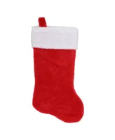 Northlight Traditional with Plush Trim Hanging Christmas Stocking