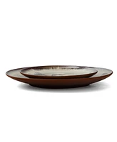 Elama Majestic Wolf 16 Pc. Dinnerware Set, Service for 4