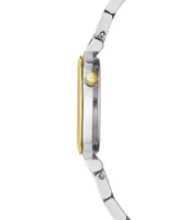 Bulova Women's Classic Regatta Diamond-Accent Two-Tone Stainless Steel Bracelet Watch 24mm - Two