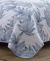 Tommy Bahama Kayo Blue Reversible 3-Piece Full/Queen Quilt Set