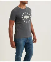 Lucky Brand Men's Buffalo Graphic Crewneck T-Shirt