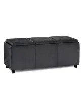 Simpli Home Avalon Storage Ottoman