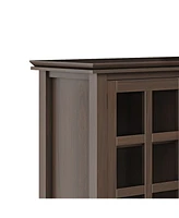 Simpli Home Artisan Solid Wood Medium Storage Cabinet