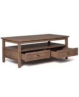 Simpli Home Warm Shaker Solid Wood Coffee Table