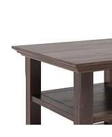 Simpli Home Acadian Solid Wood End Table