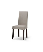 Simpli Home Acadian Parson Dining Chair, Set of 2