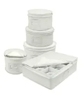 Sorbus Dinnerware Storage 5-Piece Set for Protecting or Transporting