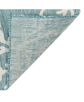 Liora Manne' Carmel Coral Border 1'11" x 7'6" Runner Rug