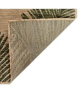 Liora Manne' Carmel Palm 3'3" x 4'11" Outdoor Area Rug