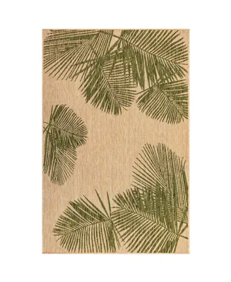 Liora Manne' Carmel Palm 7'10" x 9'10" Outdoor Area Rug