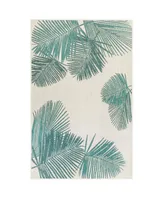 Liora Manne' Carmel Palm 7'10" x 9'10" Outdoor Area Rug