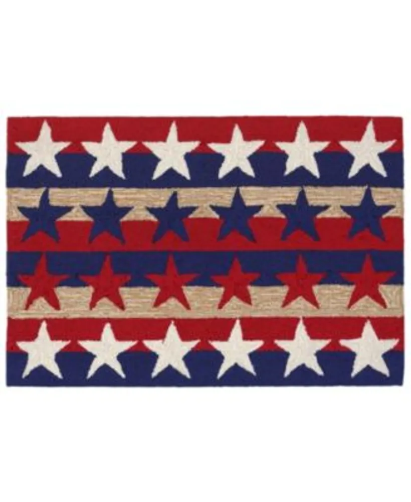 Liora Manne Frontporch Stars Stripes Rug