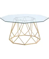 Trystance Glass Top Coffee Table