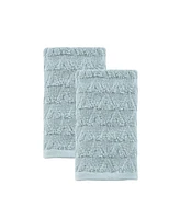 Ozan Premium Home Azure Turkish Cotton 2-Pc. Hand Towel Set
